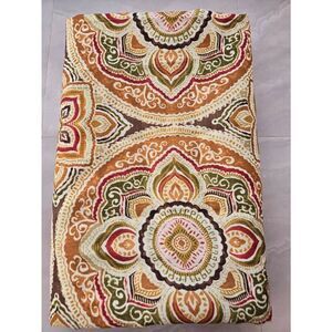 Beige Multicolor 118 X 58 Rectangle Cloth Tablecloth